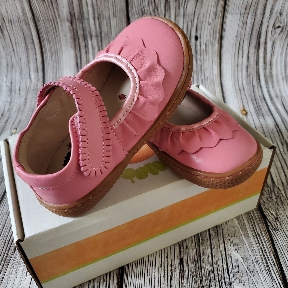 Livie and Luca Ruche Sandals Pink Color New Without Box - Picture 3 of 9